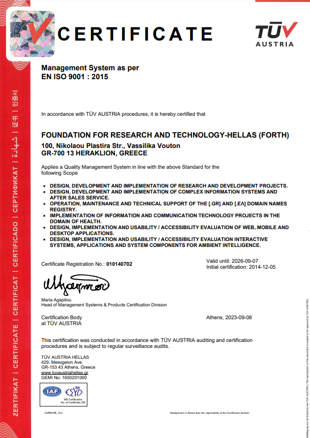 EN ISO/IEC 9001:2015